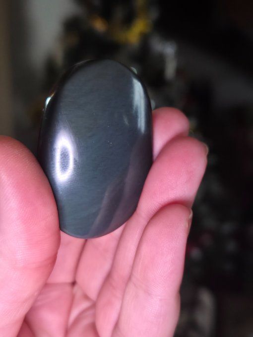 Obsidienne Oeil celeste- Pierre de paume