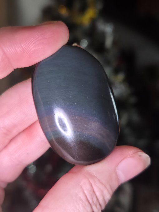 Obsidienne Oeil celeste- Pierre de paume