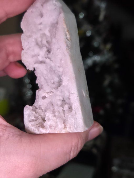 Obelisque calcite Neige 