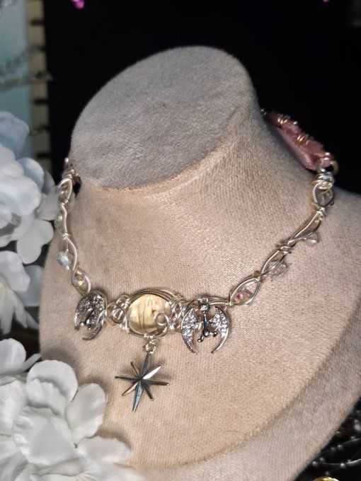 L'astre du matin: collier modulable Citrine naturelle 