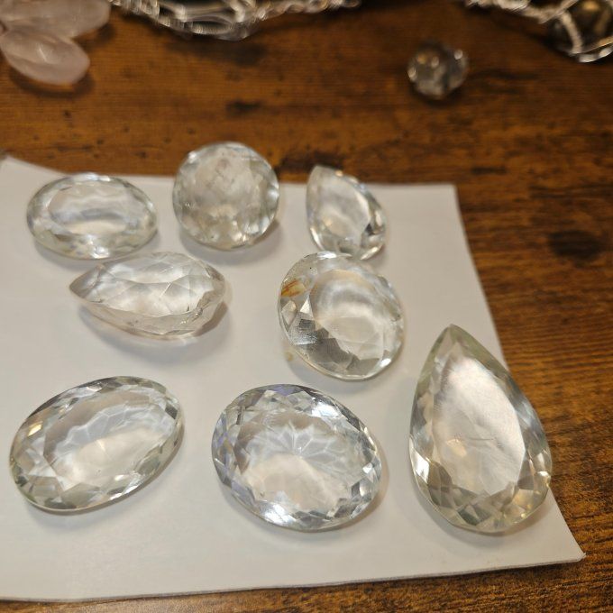 Cristal de roche  - facetté 