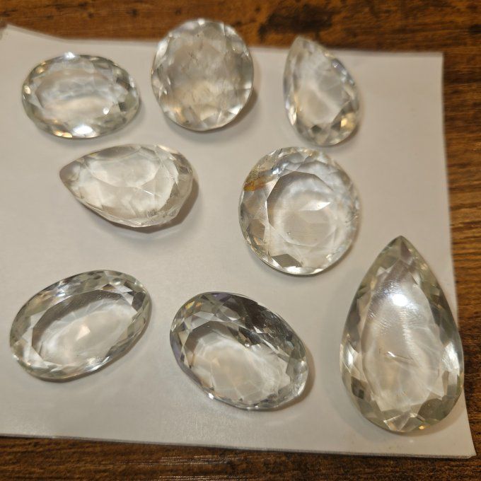 Cristal de roche  - facetté 