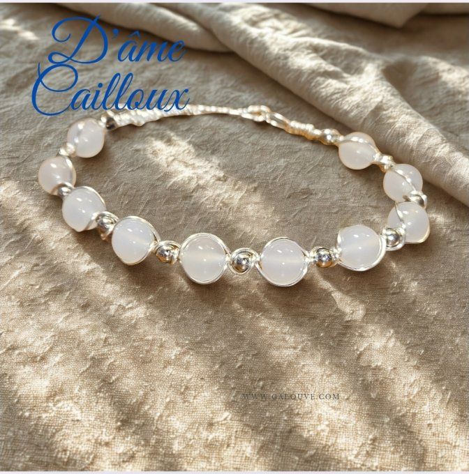  Agate blanche 