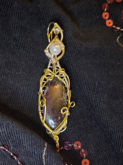 Amulette Sugilite ✨ Pierre De Paix & Delivrance