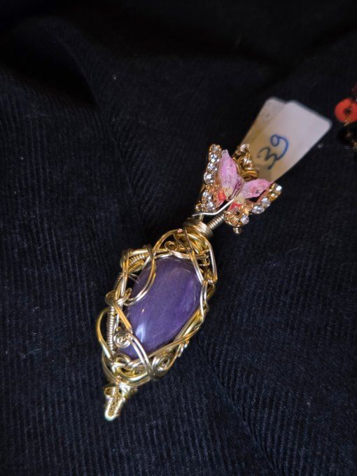 ✨ Charoïte ,la petite amulette d'or