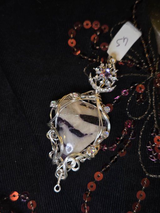 Légende ✨Calcite Fluorite violette