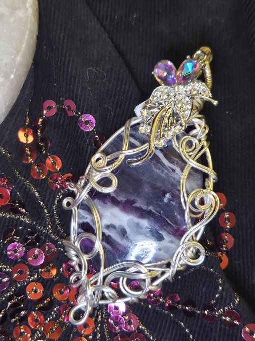 Legende Fluorite argent 