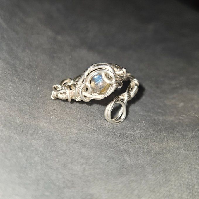 Bague Labradorite ✨ajustable 