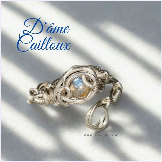 Bague Labradorite ✨ajustable 
