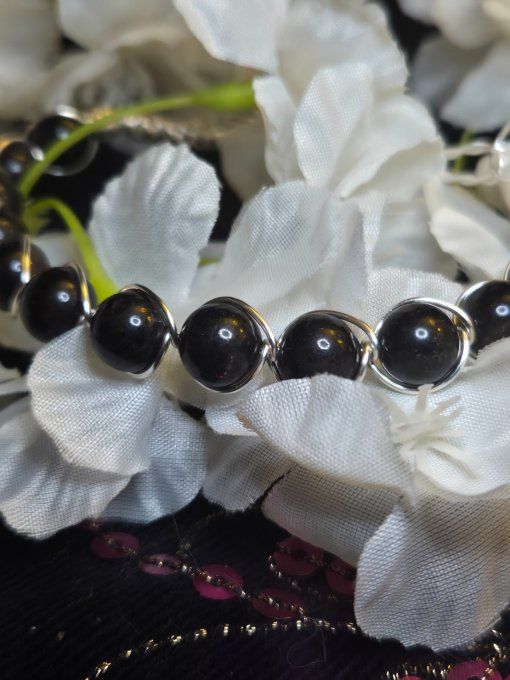 Bracelet Oeil céleste - protection miroir et vérité 