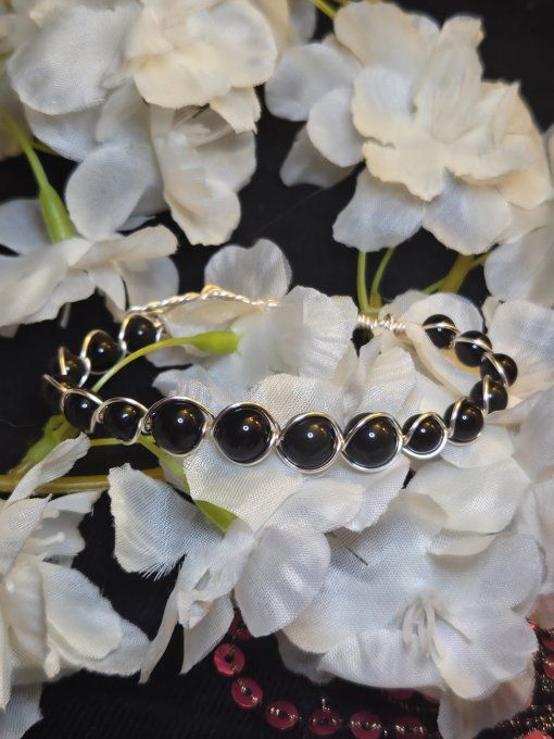 Bracelet Obsidienne Noire – Protection, Libération & Équilibre   