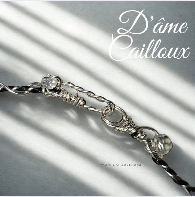 Collier nylon perle 45/50 cm