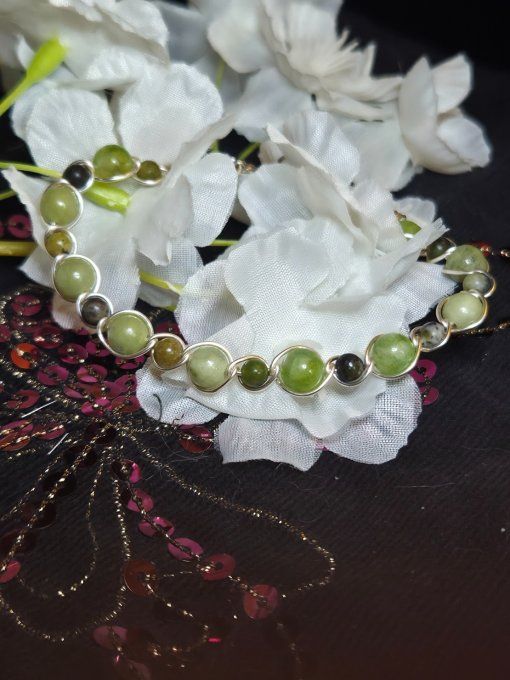 Bracelet En Péridot (Olivine) – Protection, Sérénité & Bien-Être  