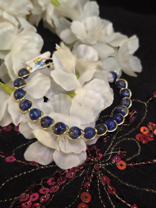 Bracelet Lapis-Lazuli –Vérité, Clarté Mentale & Sagesse  
