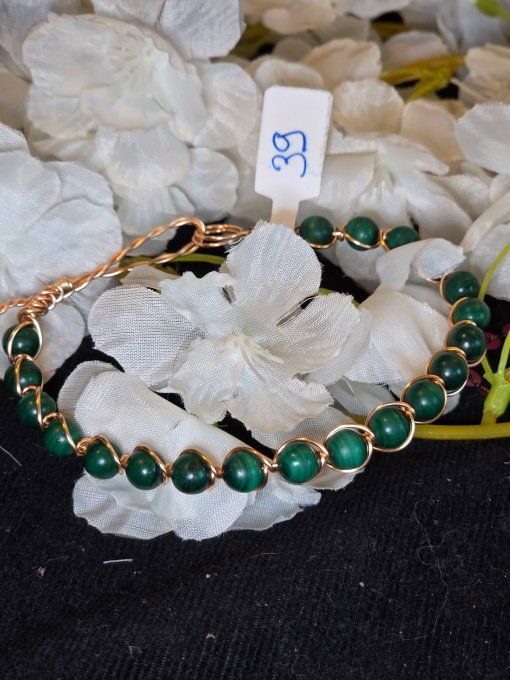 Bracelet Malachite : endormissement et peine