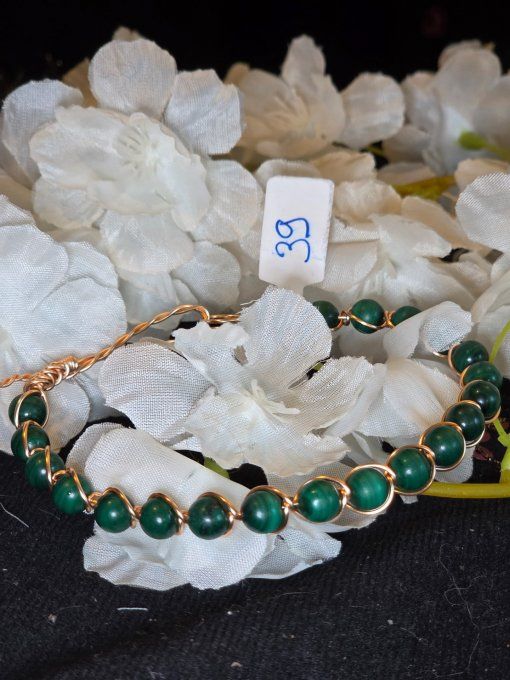 Bracelet Malachite : endormissement et peine