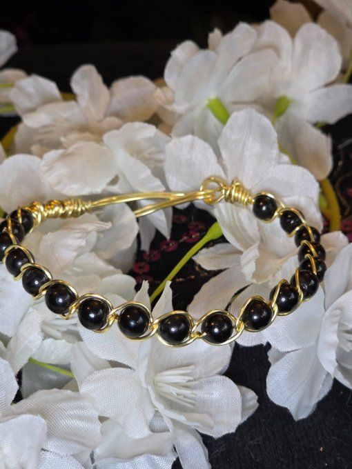 Tourmaline noire bracelet 