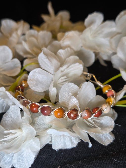 Bracelet Jaspe Mookaite – Joie, Énergie & Protection   