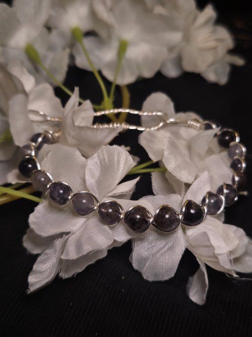 Bracelet Iolite cordierite