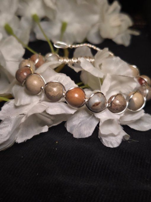 Bracelet Jaspe Aqua Terra