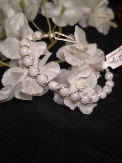 Jade blanche canada bracelet -serenité et protection