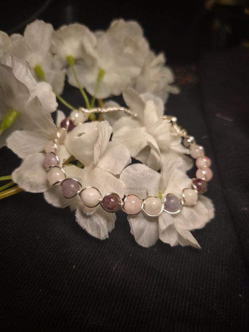 Bracelet Tourmaline Rose – Rubellite, Harmonie & Protection Émotionnelle   