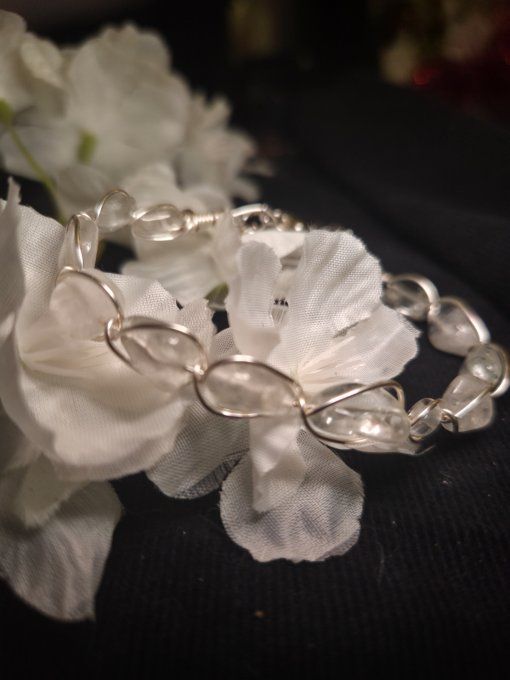 Bracelet Apophylite  – calme mental  - 