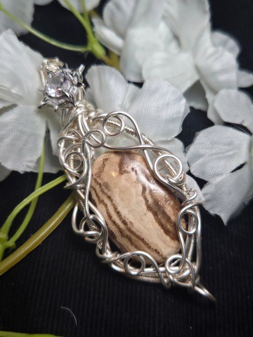 Amulette Etoile D’Aragonite