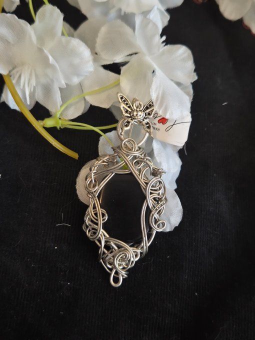  Amulette Obsidienne Noire ✨