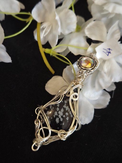 Obsidienne Flocon de Neige ✨