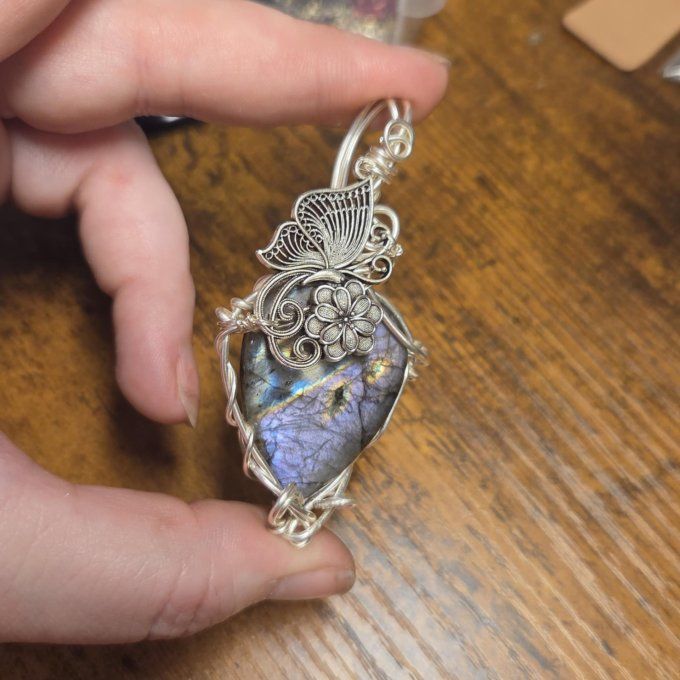 Labradorite Violette ✨ butterfly 