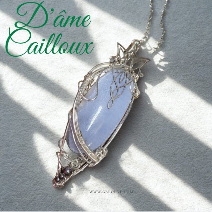 ✨ calcedoine Blue lace-L'elfique