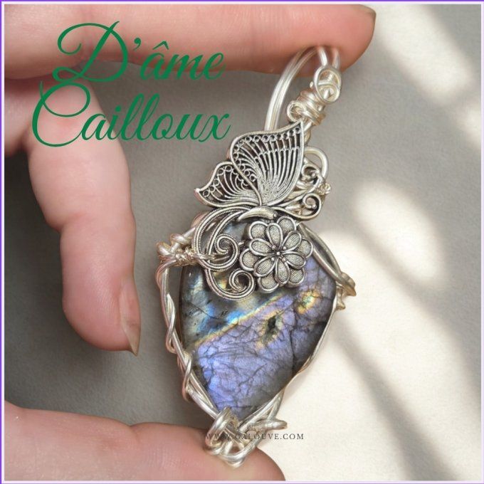 Labradorite Violette ✨ butterfly 