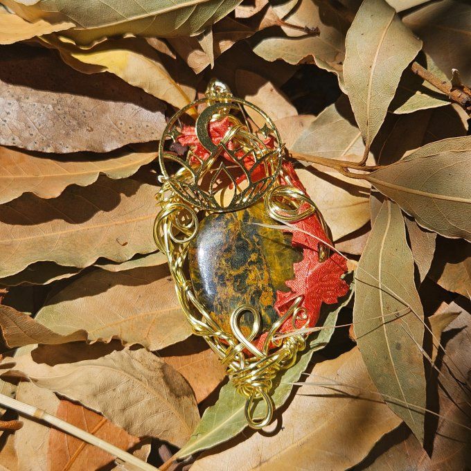 Sylves Pietersite doré 