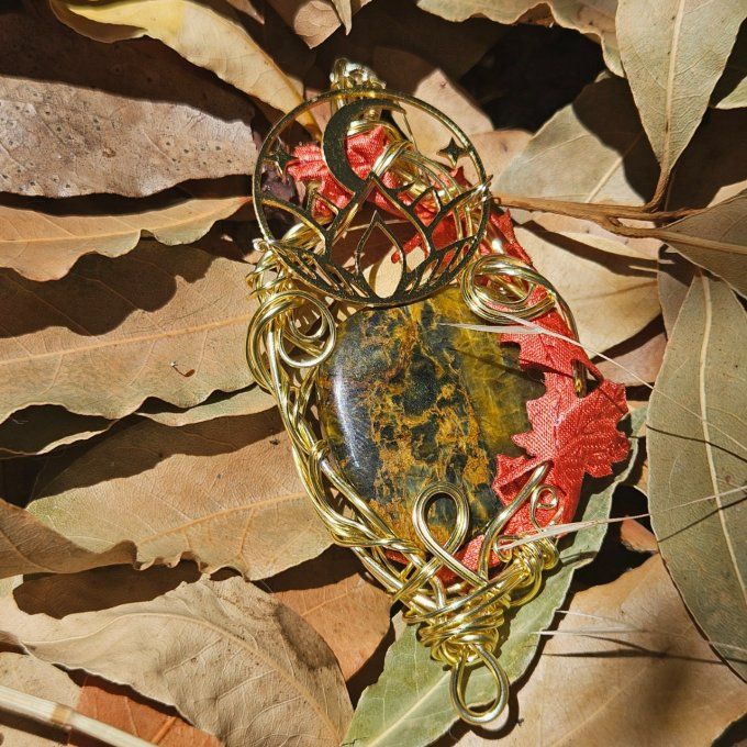Sylves Pietersite doré 