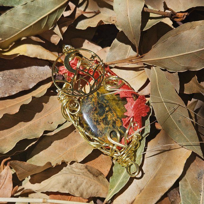 Sylves Pietersite doré 