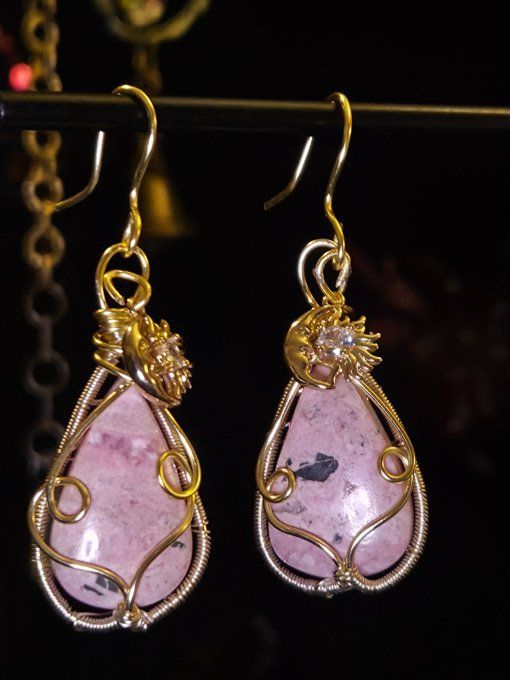 Boucles D’Oreilles Cobatocalcite – Amour De Soi             