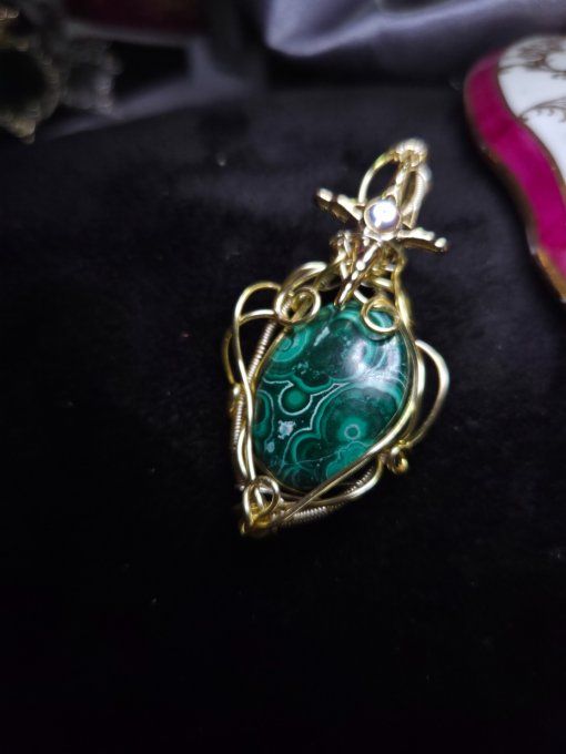 Charms ✨ Chrysocolle Malachite -Paix, Guérison et Protection ✨ 