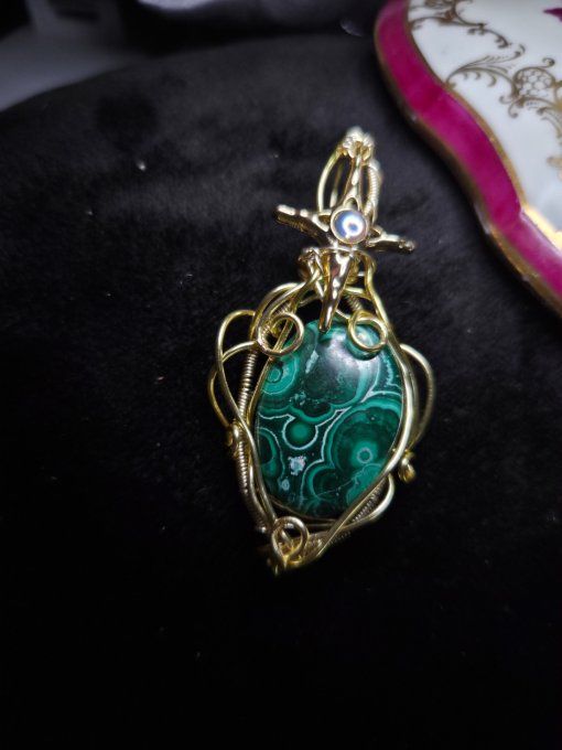 Charms ✨ Chrysocolle Malachite -Paix, Guérison et Protection ✨ 