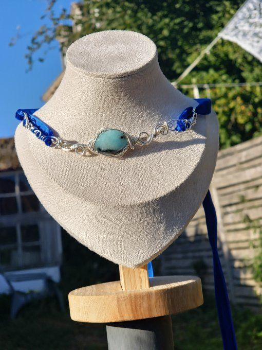 Hemimorphite✨ collier charms 