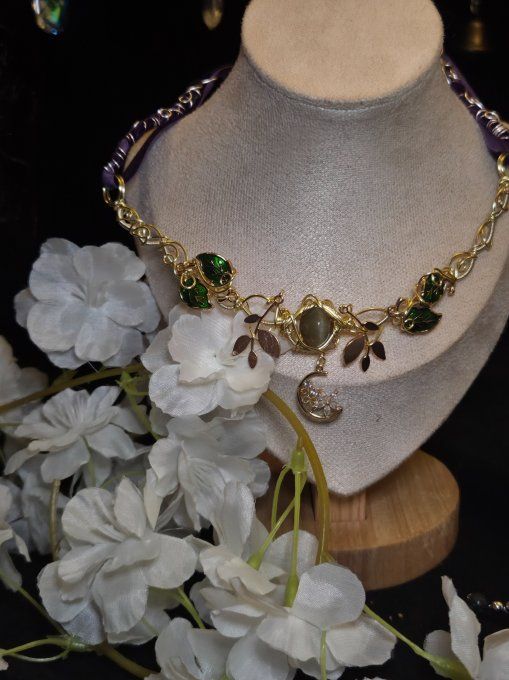 Collier Gaia en Scapolite – Protection & Apaisement Émotionnel - Copie