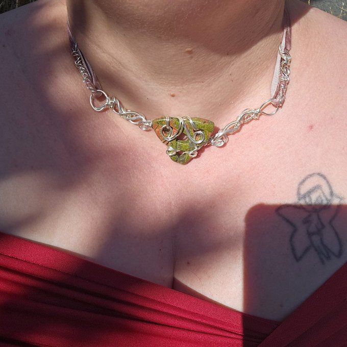 Unakite ✨ - Collier Charms 