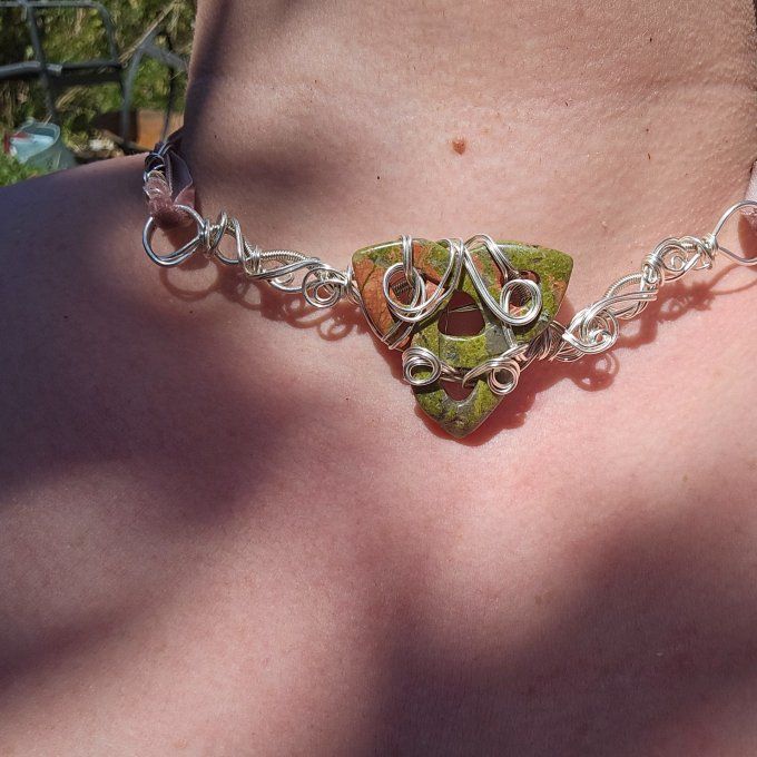 Unakite ✨ - Collier Charms 