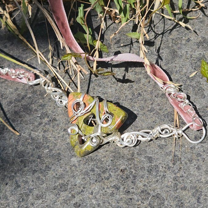 Unakite ✨ - Collier Charms 