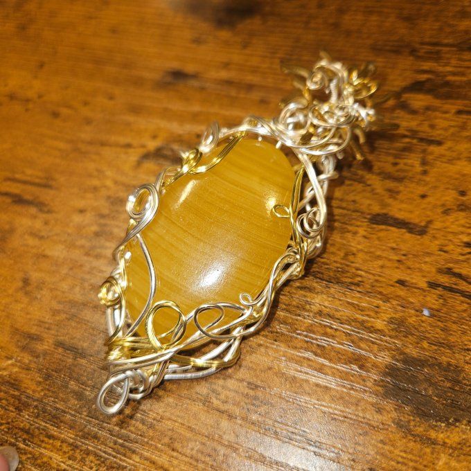 Aragonite jaune - Soleil