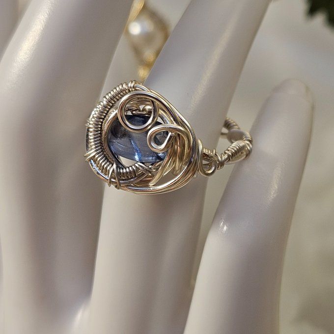 Bague Cyanite -Sur mesure 