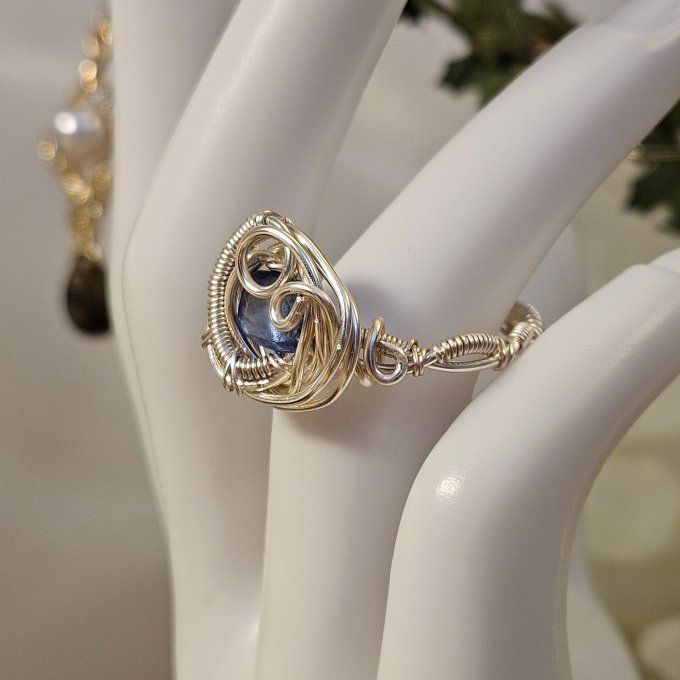 Bague Cyanite -Sur mesure 