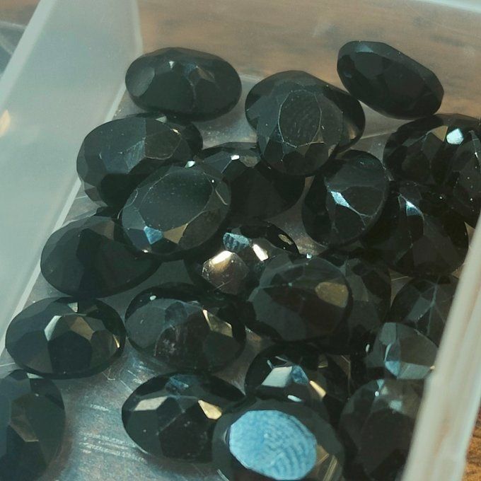 Bague spinelle noir 