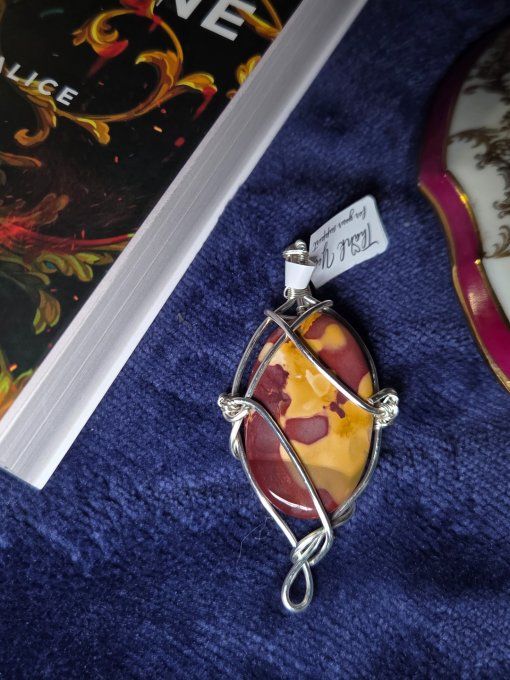 Amulette  Jaspe Mokaite ✨ ✨ Joie, Énergie & Protection✨