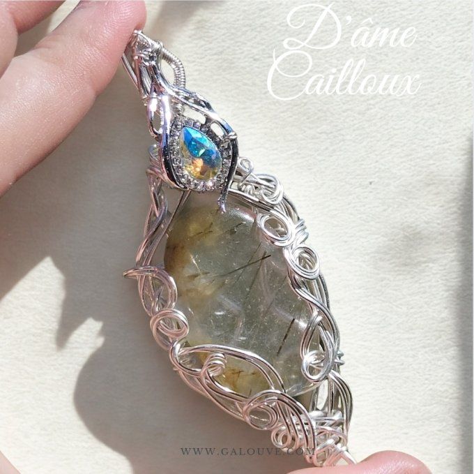 Quartz Rutile (cheveux d'ange ) 